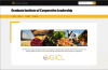 Picture of the Graduate Institute of Cooperative Leadership homepage
