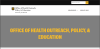 Health, Outreach and Policy Education homepage