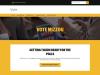 Vote website homepage
